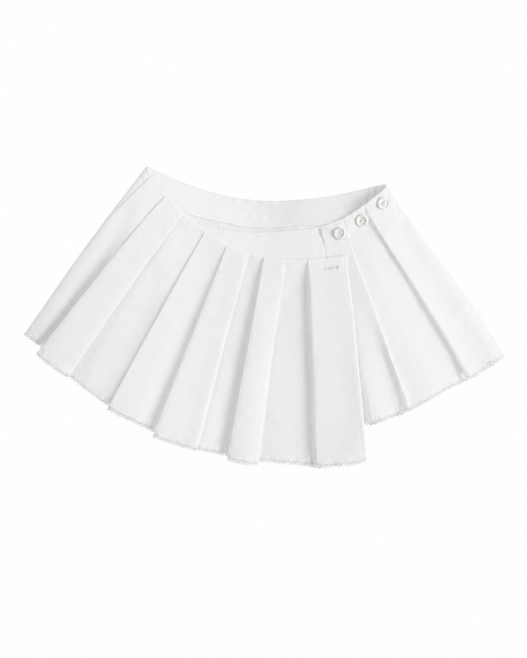 THE PLEATED WRAP SKIRT