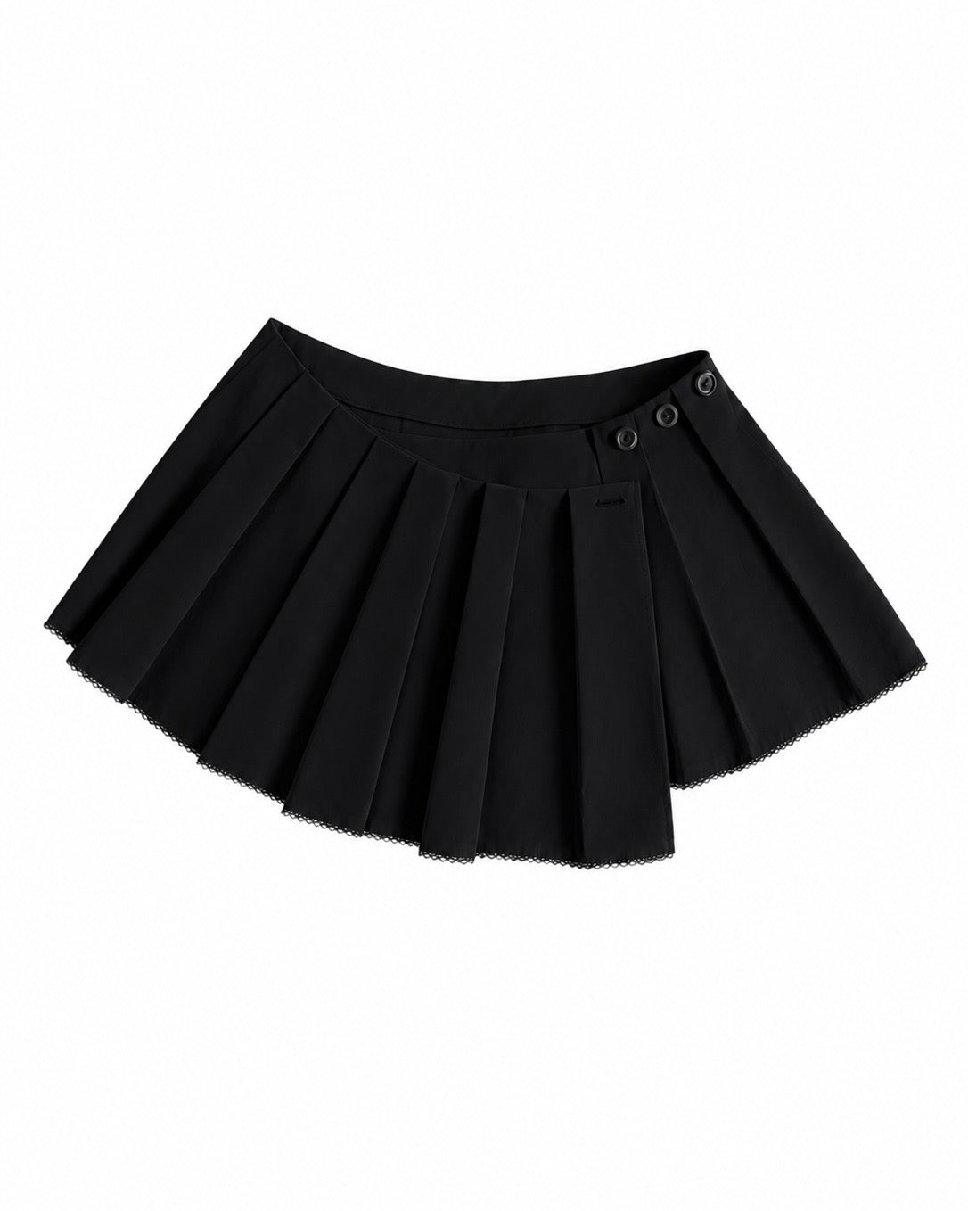 THE PLEATED WRAP SKIRT