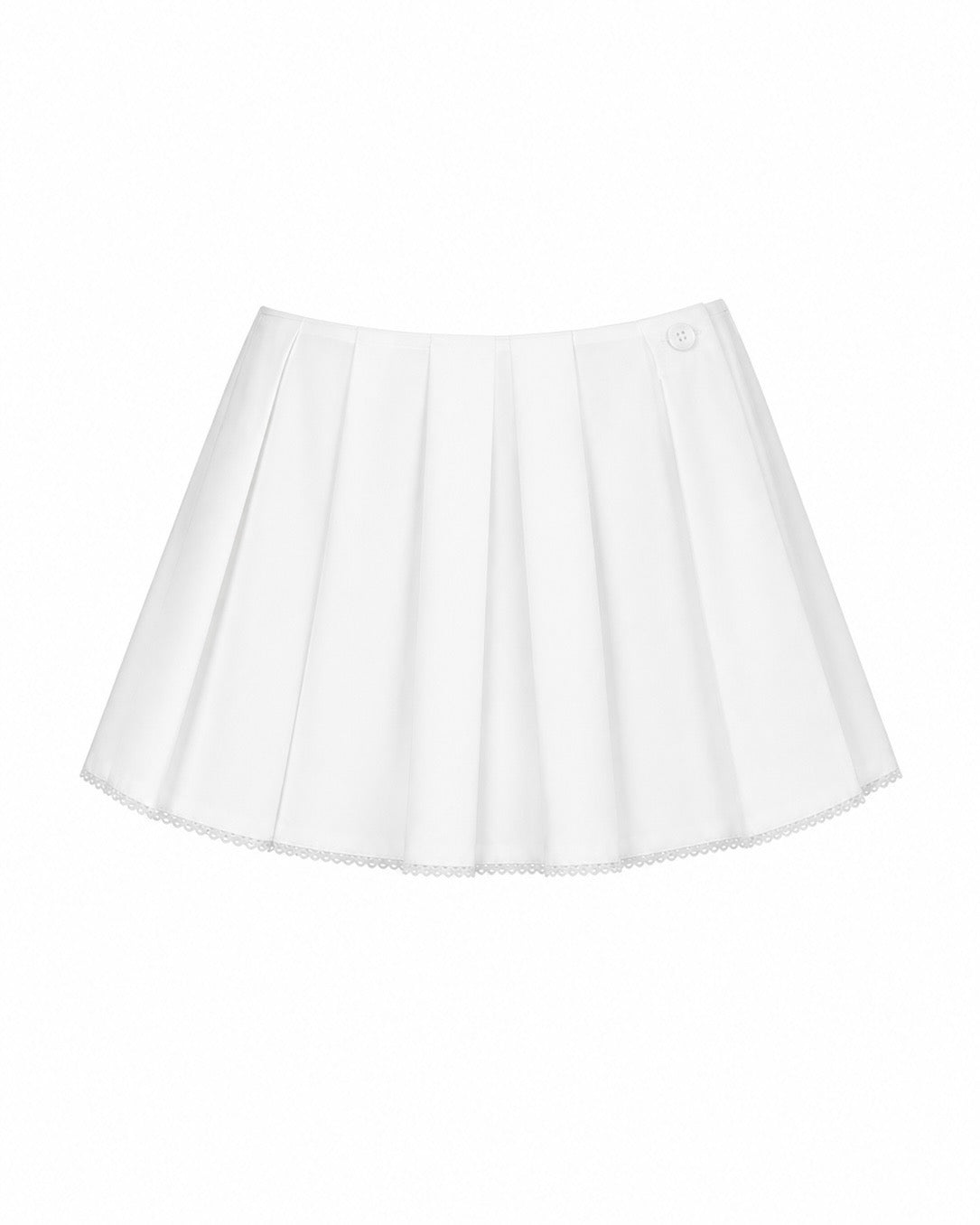 THE PLEATED WRAP SKIRT