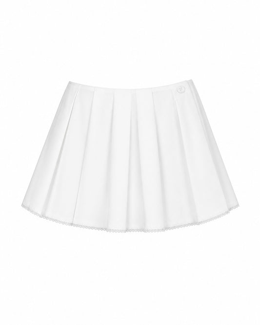 THE PLEATED WRAP SKIRT